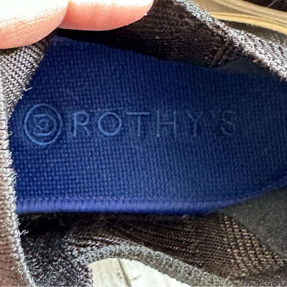 PREOWNED ROTHYS CHELSEA BOOT BLACK SIZE 8 WOMENS - Picture 6 of 7